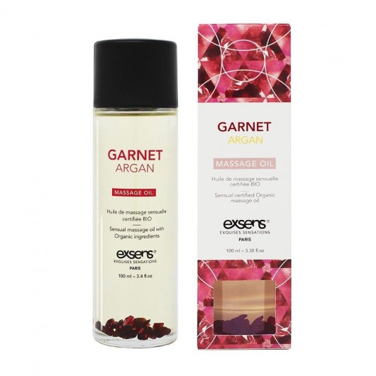 Органическое массажное масло GARNET ARGAN - 100 мл. - Exsens - купить с доставкой в Старом Осколе