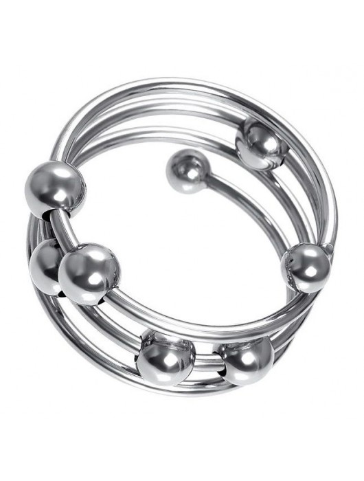 Большое металлическое кольцо под головку пениса - ToyFa - купить с доставкой в Старом Осколе