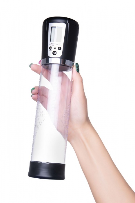 Прозрачная автоматическая помпа для пениса Alrik - Sexus - в Старом Осколе купить с доставкой