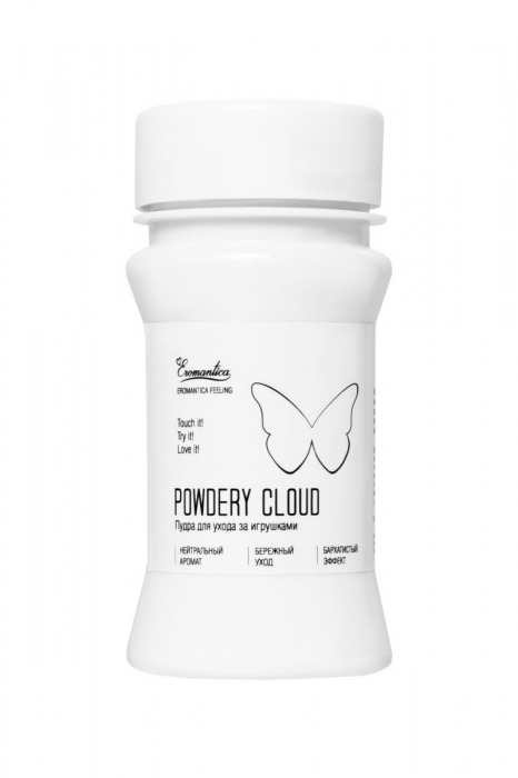 Пудра для ухода за игрушками Powdery Cloud с нейтральным ароматом - 40 гр. - Eromantica - купить с доставкой в Старом Осколе