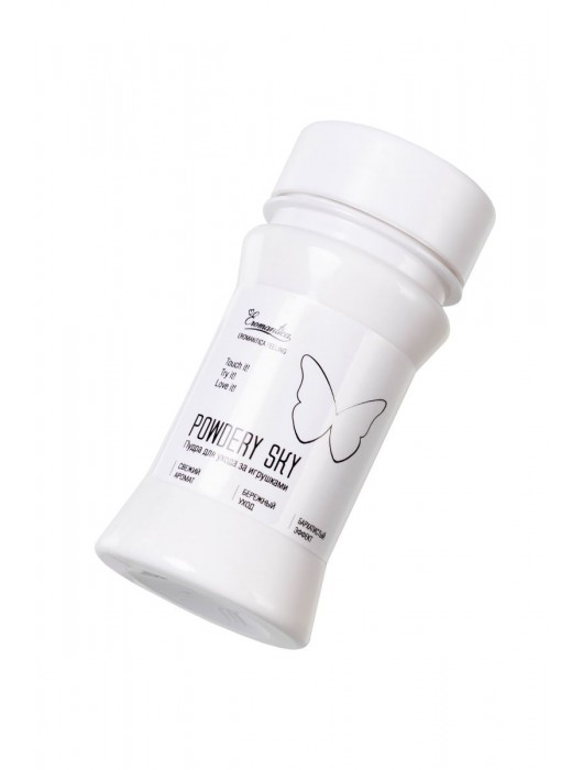 Пудра для ухода за игрушками Powdery Sky с ароматом мяты - 40 гр. - Eromantica - купить с доставкой в Старом Осколе