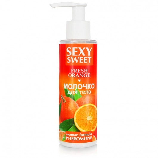 Молочко для тела с феромонами и ароматом апельсина Sexy Sweet Fresh Orange - 150 гр. -  - Магазин феромонов в Старом Осколе