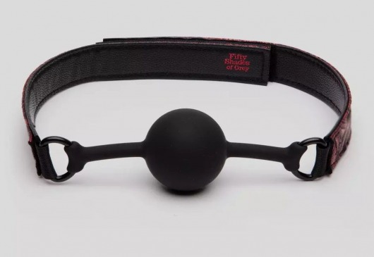 Кляп-шар на двусторонних ремешках Reversible Silicone Ball Gag - Fifty Shades of Grey - купить с доставкой в Старом Осколе