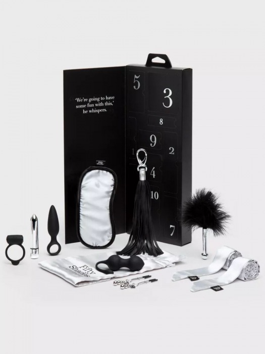 Эротический набор Pleasure Overload 10 Days of Play Gift Set - Fifty Shades of Grey - купить с доставкой в Старом Осколе