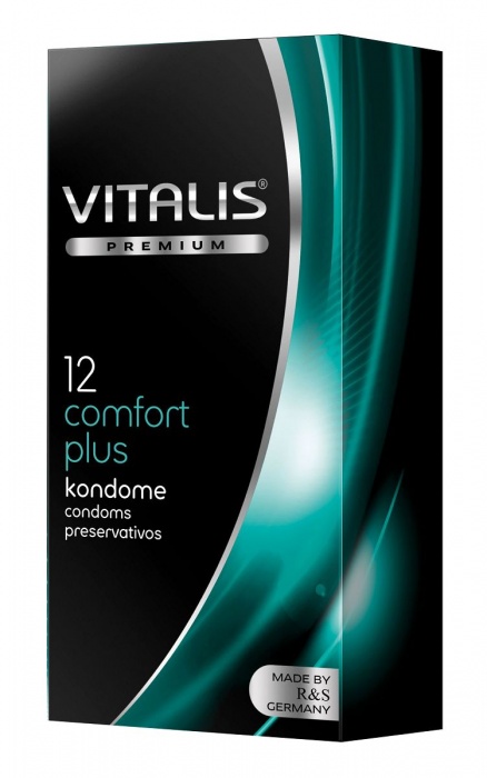 Контурные презервативы VITALIS PREMIUM comfort plus - 12 шт. - Vitalis - купить с доставкой в Старом Осколе