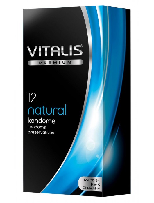 Классические презервативы VITALIS PREMIUM natural - 12 шт. - Vitalis - купить с доставкой в Старом Осколе