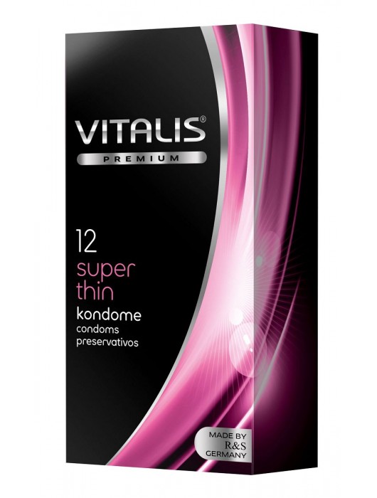 Ультратонкие презервативы VITALIS PREMIUM super thin - 12 шт. - Vitalis - купить с доставкой в Старом Осколе