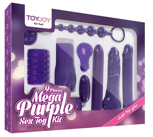 Эротический набор Toy Joy Mega Purple - Toy Joy - купить с доставкой в Старом Осколе