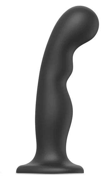 Черная насадка Strap-On-Me Dildo Plug P G size XXL - Strap-on-me - купить с доставкой в Старом Осколе