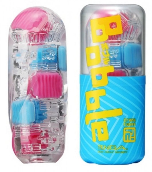 Мастурбатор Tenga Bobble Crazy Cubes - Tenga - в Старом Осколе купить с доставкой