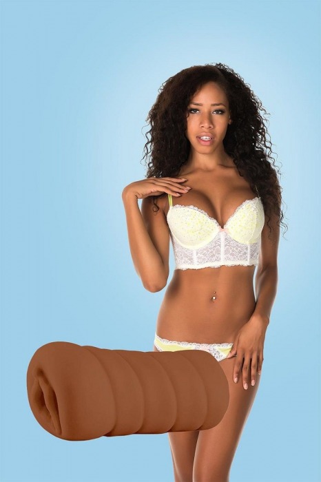 Коричневый мастурбатор-вагина BRIANNA - Dream Toys - в Старом Осколе купить с доставкой