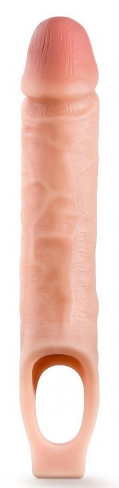 Телесная насадка на пенис 10 Inch Cock Sheath Extender - 25 см. - Blush Novelties - в Старом Осколе купить с доставкой