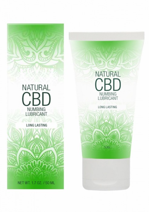 Лубрикант с пролонгирующим эффектом Natural CBD Numbing Lubricant - 50 мл. - Shots Media BV - купить с доставкой в Старом Осколе