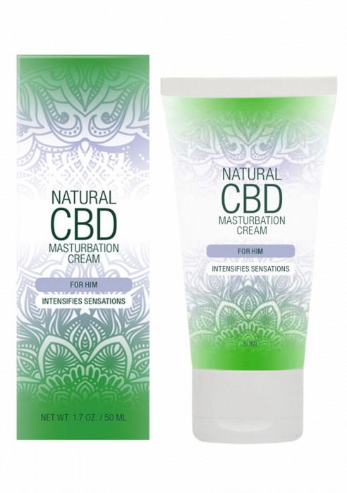 Крем для мастурбации для мужчин Natural CBD Masturbation Cream For Him - 50 мл. - Shots Media BV - купить с доставкой в Старом Осколе