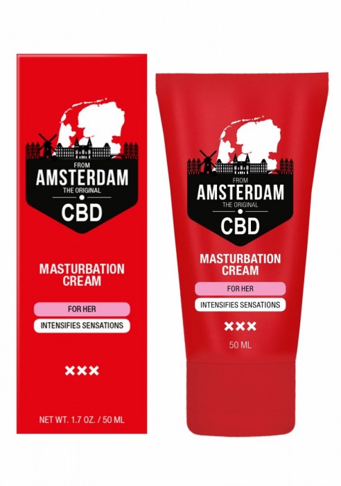 Крем для мастурбации для женщин CBD from Amsterdam Masturbation Cream For Her - 50 мл. - Shots Media BV - купить с доставкой в Старом Осколе