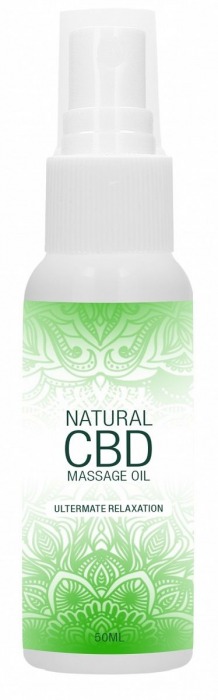 Массажное масло Natural CBD Massage Oil - 50 мл. - Shots Media BV - купить с доставкой в Старом Осколе