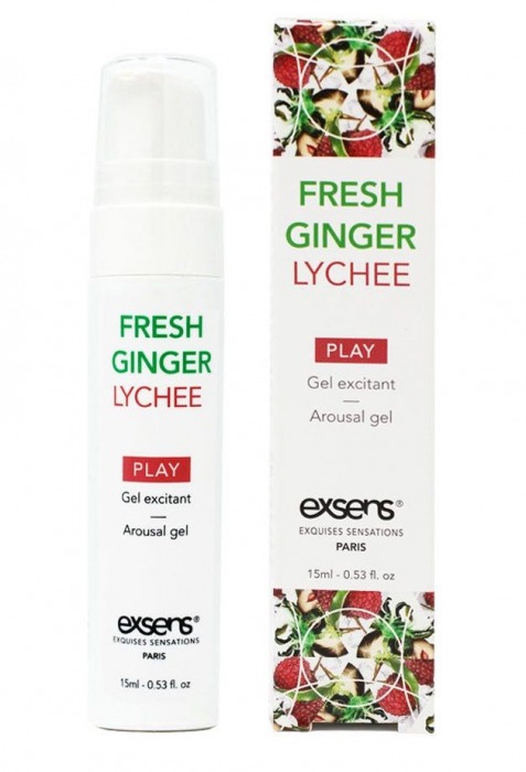 Возбуждающий гель Fresh Ginger Lychee Arousal Gel - 15 мл. - Exsens - купить с доставкой в Старом Осколе