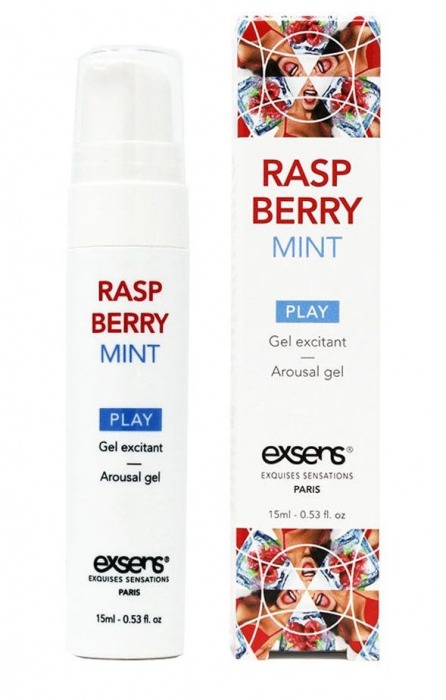 Возбуждающий гель Raspberry Mint с ароматом малины и мяты - 15 мл. - Exsens - купить с доставкой в Старом Осколе