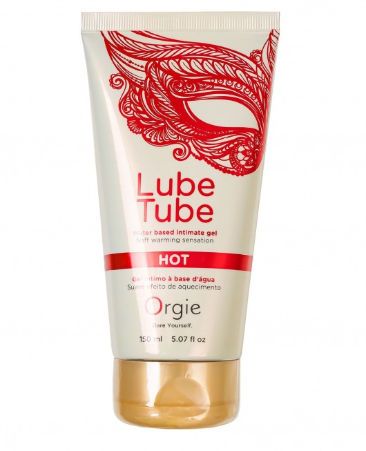 Интимный гель на водной основе Lube Tube Hot с разогревающим эффектом - 150 мл. - ORGIE - купить с доставкой в Старом Осколе