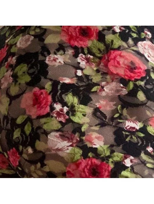 Мужские трусы-боксеры из сетки с яркими розами Rose Boxer - Romeo Rossi купить с доставкой