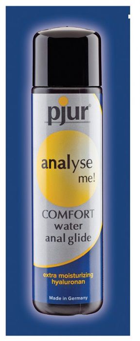 Анальный лубрикант pjur ANALYSE ME Comfort Water Anal Glide - 2 мл. - Pjur - купить с доставкой в Старом Осколе