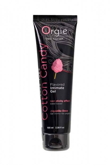 Интимный гель на водной осное Lube Tube Cotton Candy со вкусом сахарной ваты - 100 мл. - ORGIE - купить с доставкой в Старом Осколе