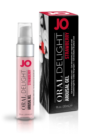 Клубничный лубрикант для оральных ласк Oral Delight Strawberry Sensation - 30 мл. - System JO - купить с доставкой в Старом Осколе