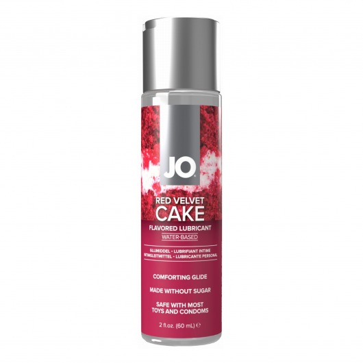 Лубрикант на водной основе JO H2O Red Velvet Cake Flavored Lubricant - 60 мл. - System JO - купить с доставкой в Старом Осколе