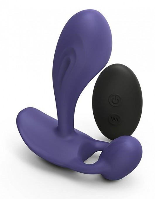 Темно-синий вибромассажер Witty P G Vibrator with Remote Control - Love to Love - в Старом Осколе купить с доставкой