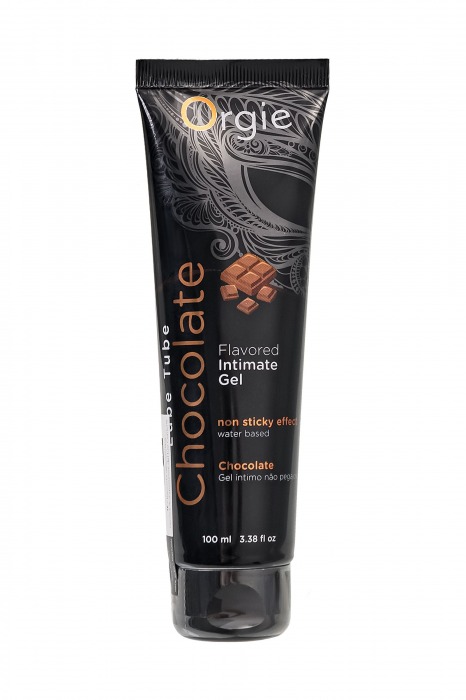 Интимный гель на водной основе Lube Tube Chocolate с шоколадным вкусом - 100 мл. - ORGIE - купить с доставкой в Старом Осколе