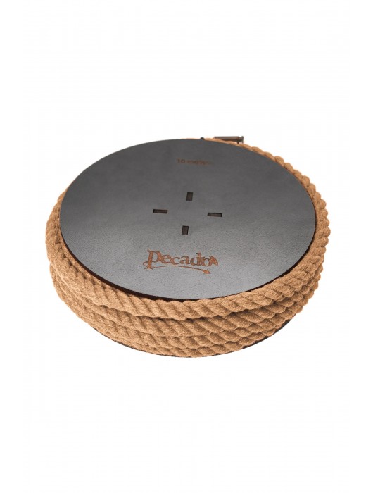 Джутовая веревка для шибари на катушке - 10 м. - Pecado - купить с доставкой в Старом Осколе