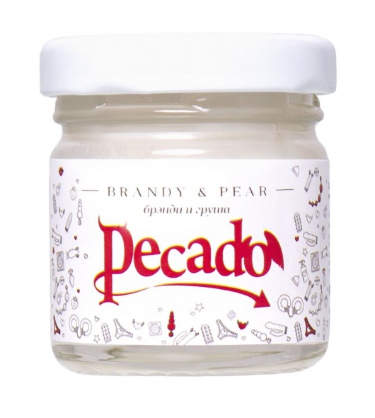 Массажная свеча Brandy   Pear - 35 мл. - Pecado - купить с доставкой в Старом Осколе