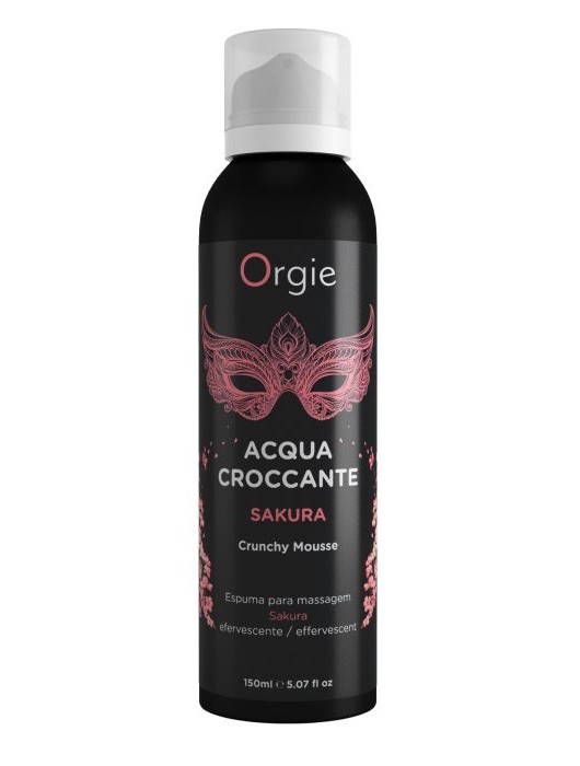 Хрустящая пенка для массажа Orgie Acqua Croccante Sakura с ароматом сакуры - 150 мл. - ORGIE - купить с доставкой в Старом Осколе