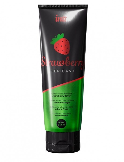 Смазка на водной основе с ароматом клубники Strawberry Lubricant - 100 мл. - INTT - купить с доставкой в Старом Осколе