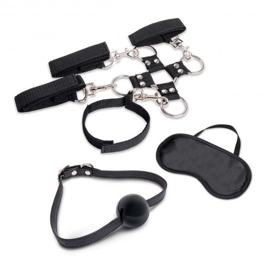 Набор для фиксации из 7 предметов Hogtie   Ball Gag Kit - Lux Fetish - купить с доставкой в Старом Осколе