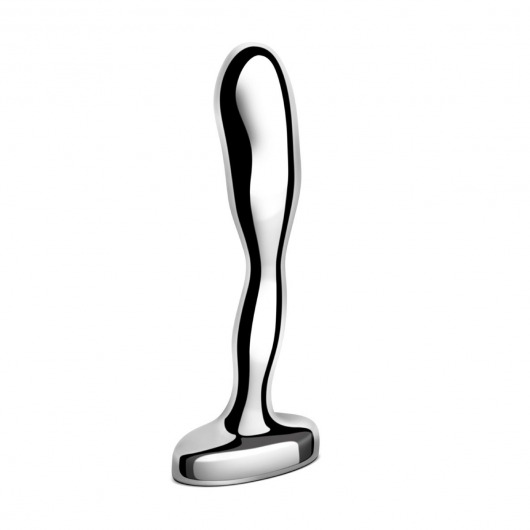 Стальной стимулятор простаты Stainless Steel Prostate Plug - 11,5 см. - b-Vibe - в Старом Осколе купить с доставкой