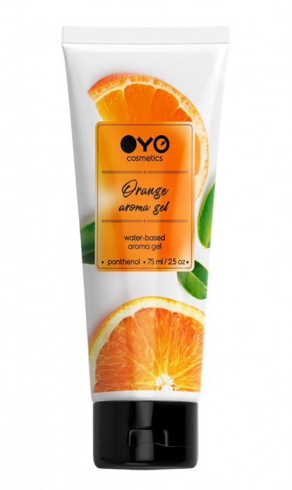 Лубрикант на водной основе OYO Aroma Gel Orange с ароматом апельсина - 75 мл. - OYO - купить с доставкой в Старом Осколе