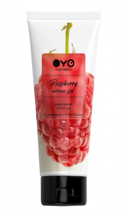 Лубрикант на водной основе OYO Aroma Gel Raspberry с ароматом малины - 75 мл. - OYO - купить с доставкой в Старом Осколе