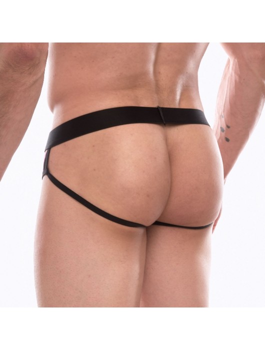 Черные трусы-джоки с разноцветным блестящим принтом - Don Moris купить с доставкой