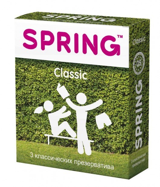 Классические презервативы SPRING CLASSIC - 3 шт. - SPRING - купить с доставкой в Старом Осколе