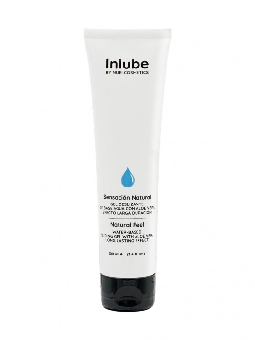 Интимный лубрикант с алоэ вера Inlube Natural Feel - 100 мл. - Nuei cosmetics - купить с доставкой в Старом Осколе
