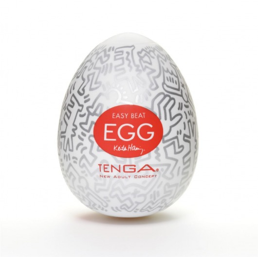 Мастурбатор-яйцо Keith Haring EGG PARTY - Tenga - в Старом Осколе купить с доставкой