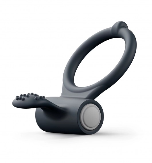 Черное эрекционное кольцо Power Clit - Dorcel - в Старом Осколе купить с доставкой