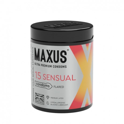 Анатомические презервативы MAXUS Sensual - 15 шт. - Maxus - купить с доставкой в Старом Осколе