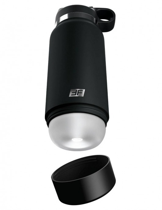 Черный мастурбатор в виде бутылки Fap Flask - Pipedream - в Старом Осколе купить с доставкой