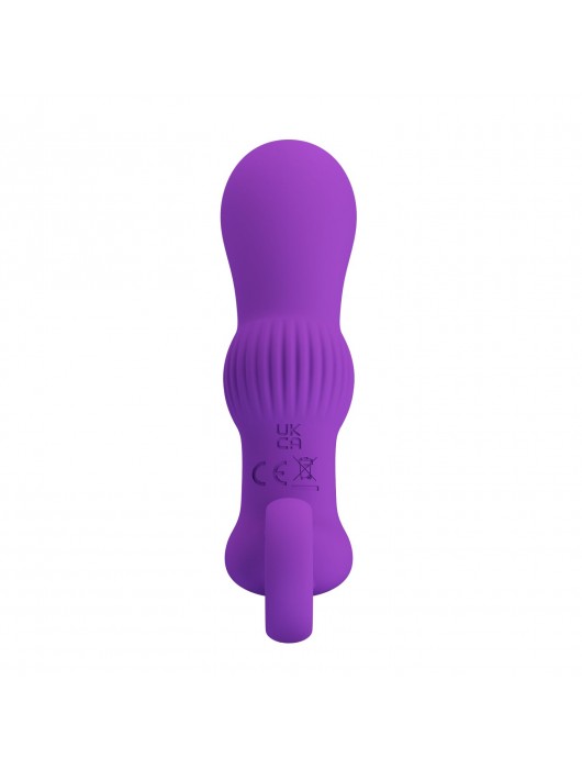 Фиолетовый вибромассажёр для массажа простаты Cayla - 11,2 см. - Baile - в Старом Осколе купить с доставкой