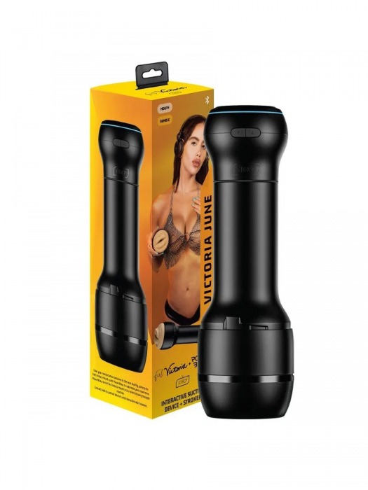 Мастурбатор-ротик с интерактивной насадкой PowerBlow   FeelVictoria Mouth - Kiiroo - в Старом Осколе купить с доставкой