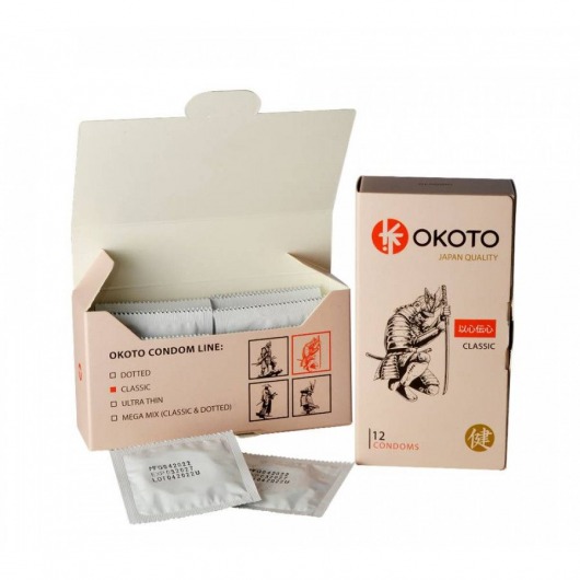 Презервативы OKOTO Classic - 12 шт. - Sitabella - купить с доставкой в Старом Осколе
