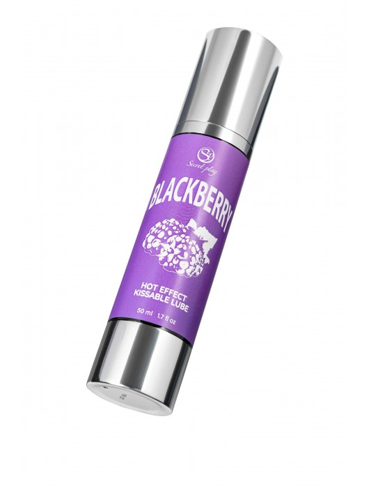 Массажное масло 2-в-1 Blackberry Hot Effect с разогревающим эффектом и вкусом ежевики - 50 мл. - Secret Play - купить с доставкой в Старом Осколе
