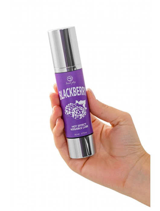 Массажное масло 2-в-1 Blackberry Hot Effect с разогревающим эффектом и вкусом ежевики - 50 мл. - Secret Play - купить с доставкой в Старом Осколе